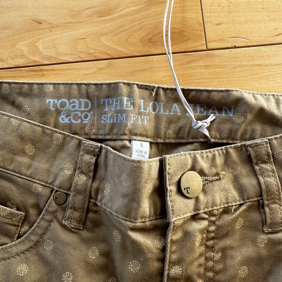 Toad & Co Organic Cotton Lola Skinny Jeans NWT - Picture 3 of 7